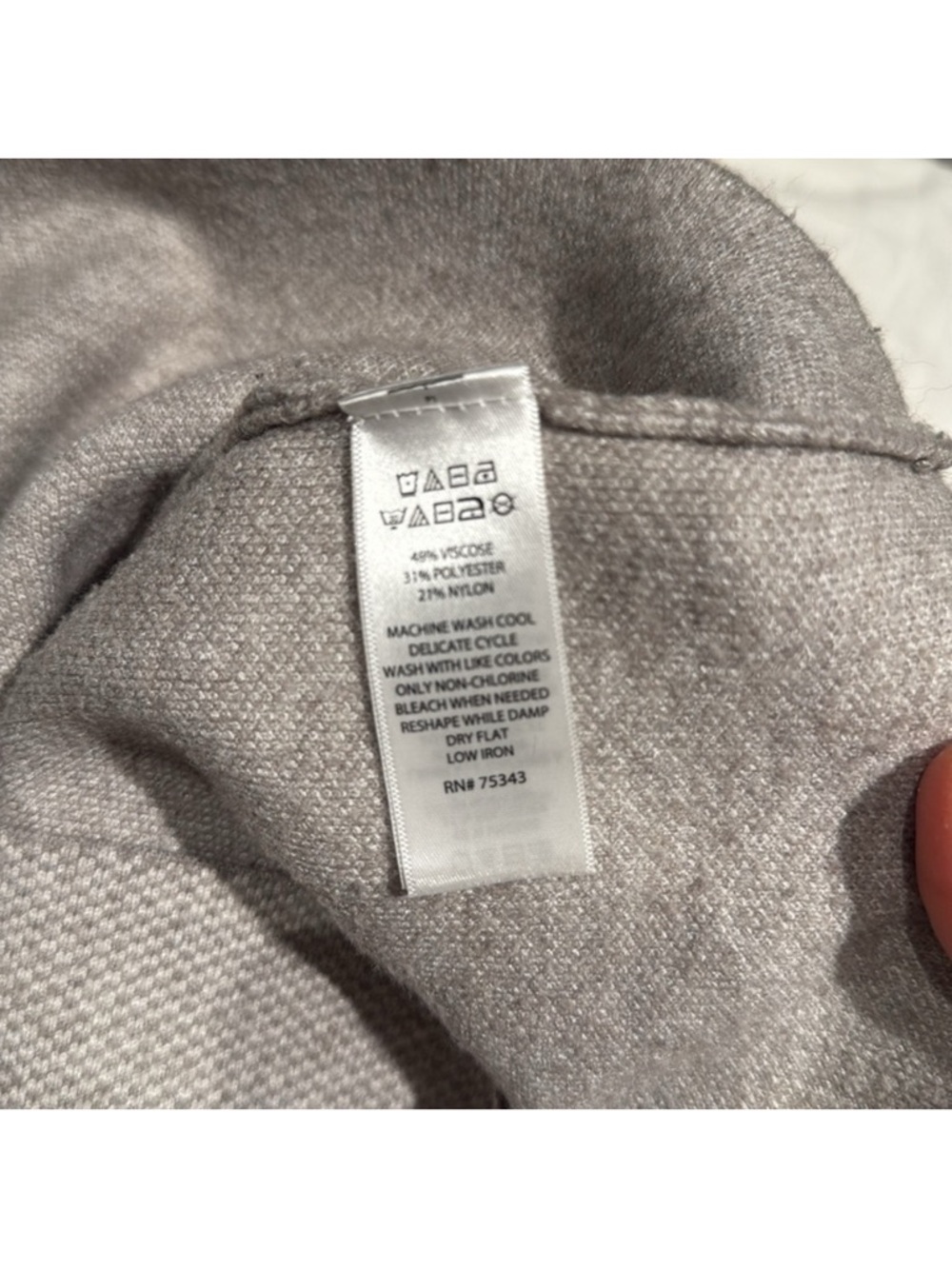 TAHARI Heather Turtleneck Sweater - Picture 6 of 6